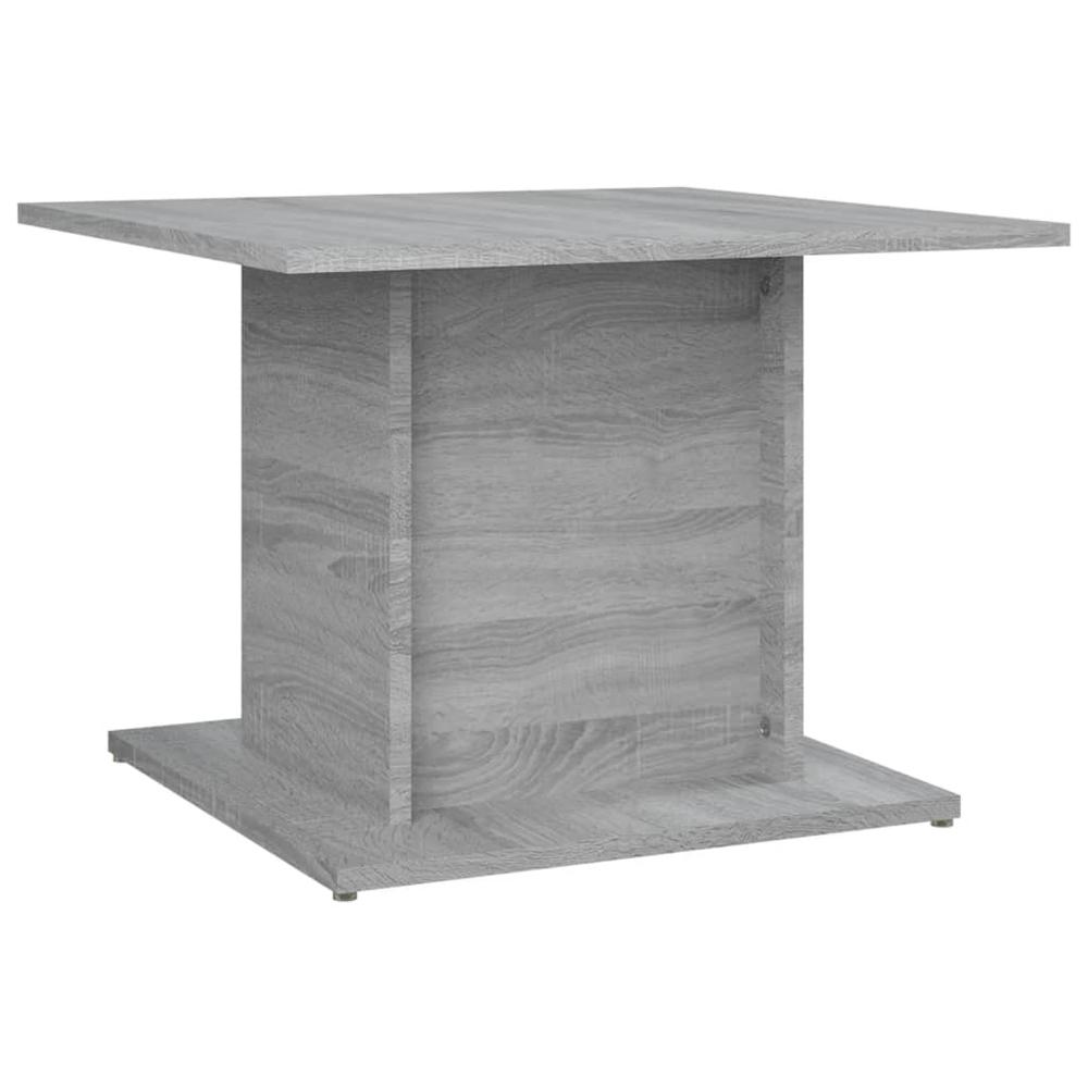 Coffee Table Gray Sonoma 21.9"x21.9"x15.7" Engineered Wood. Picture 1