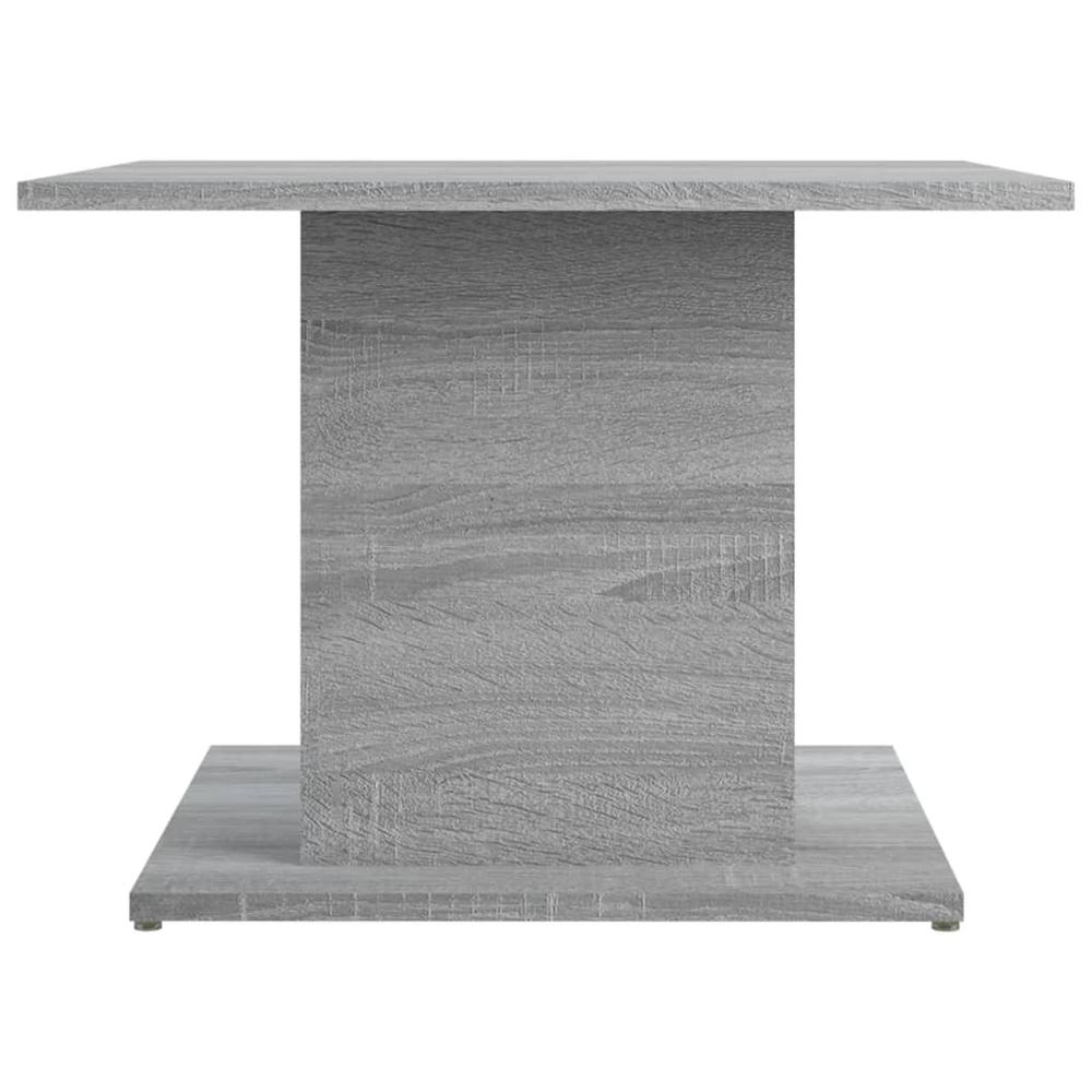 Coffee Table Gray Sonoma 21.9"x21.9"x15.7" Engineered Wood. Picture 4