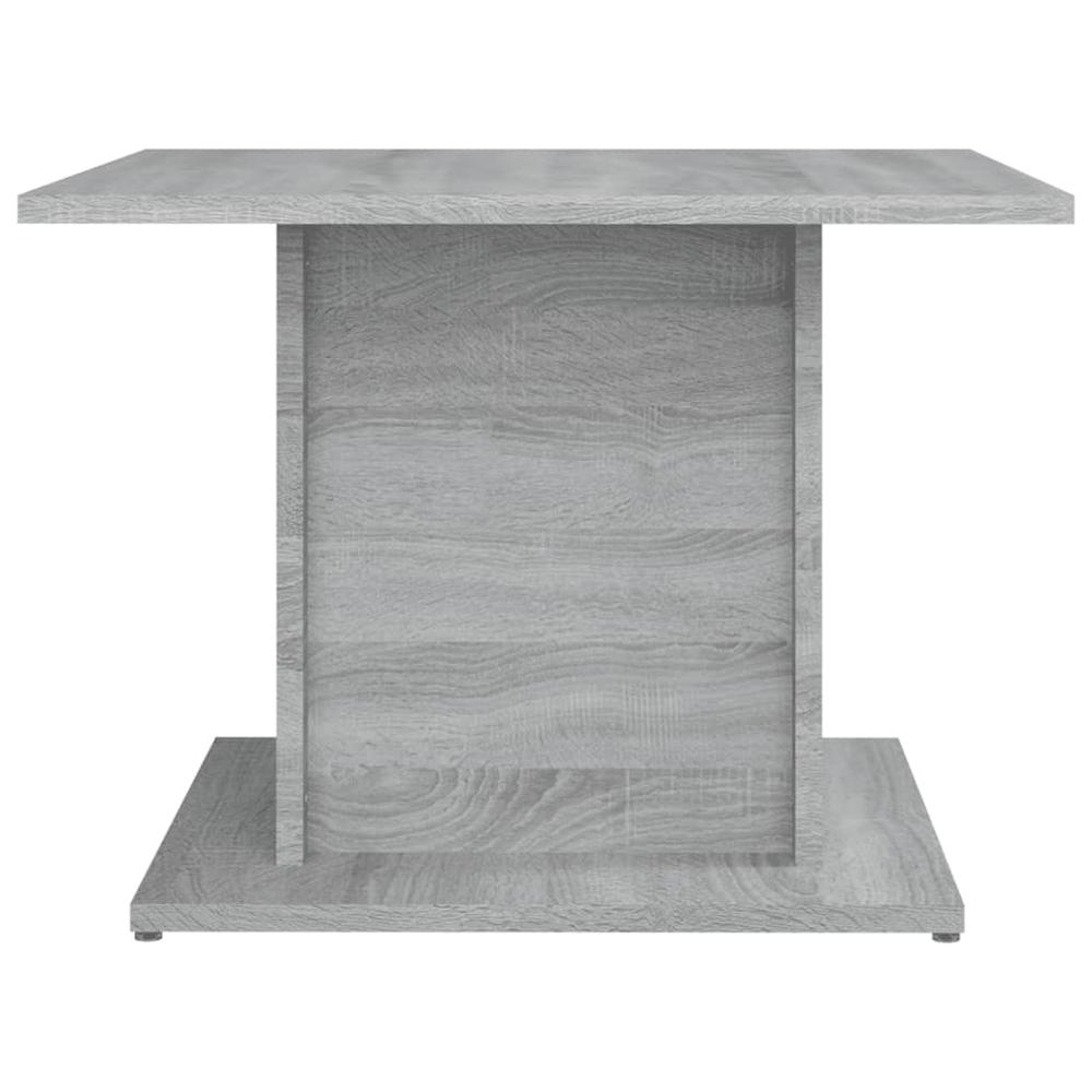 Coffee Table Gray Sonoma 21.9"x21.9"x15.7" Engineered Wood. Picture 5