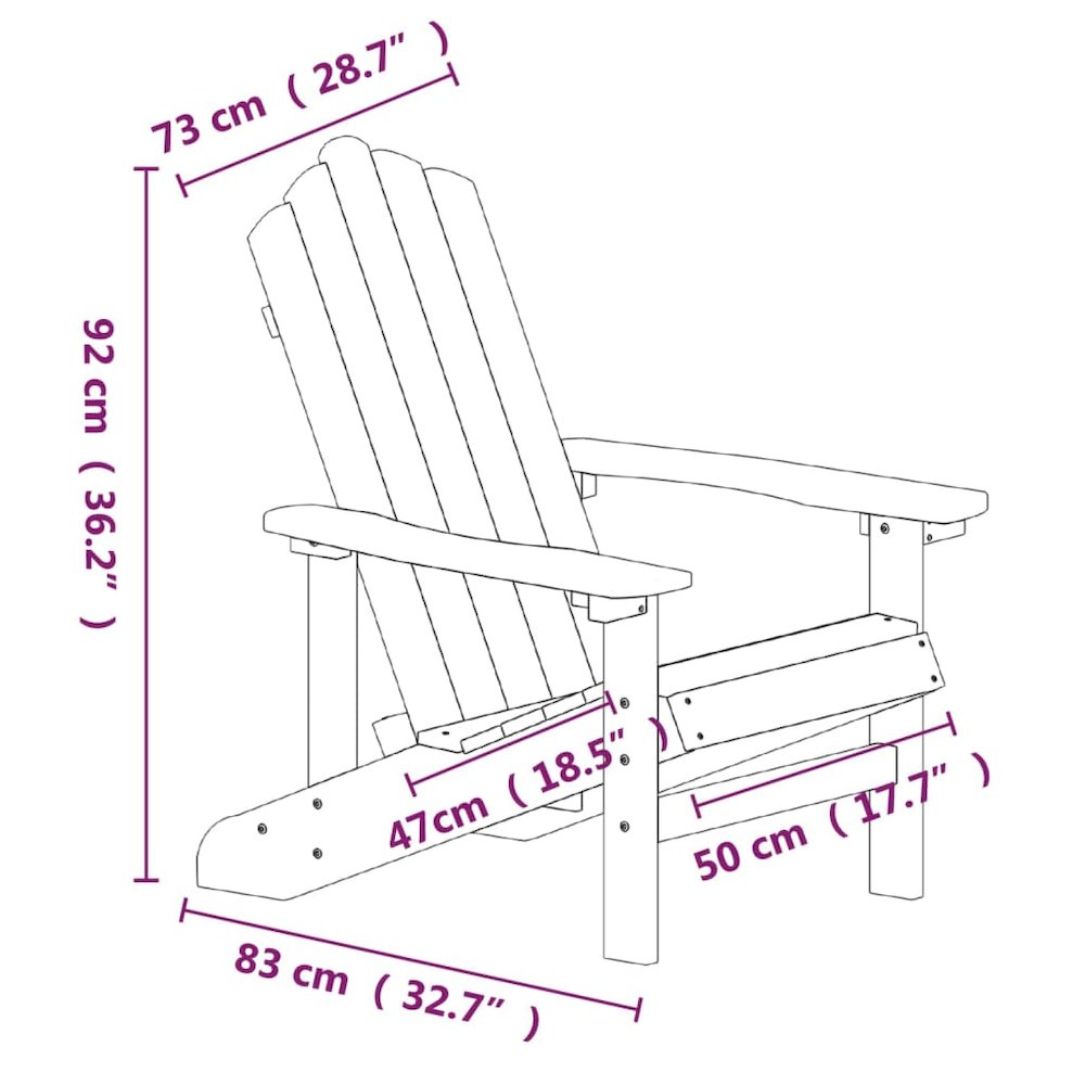 Patio Adirondack Chairs with Table HDPE Aqua Blue. Picture 7