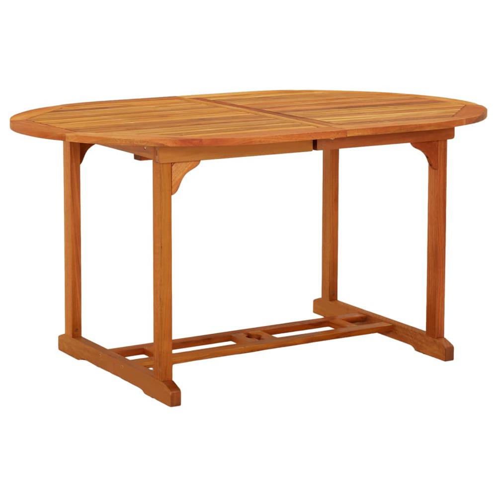 Patio Table 78.7"x39.4"x29.5" Solid Wood Eucalyptus. Picture 4