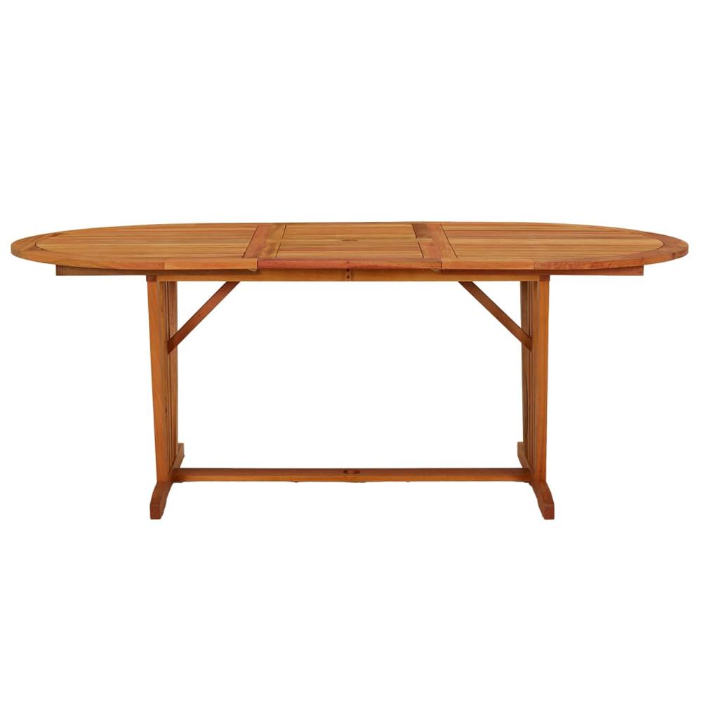 Patio Table 78.7"x39.4"x29.5" Solid Wood Eucalyptus. Picture 1