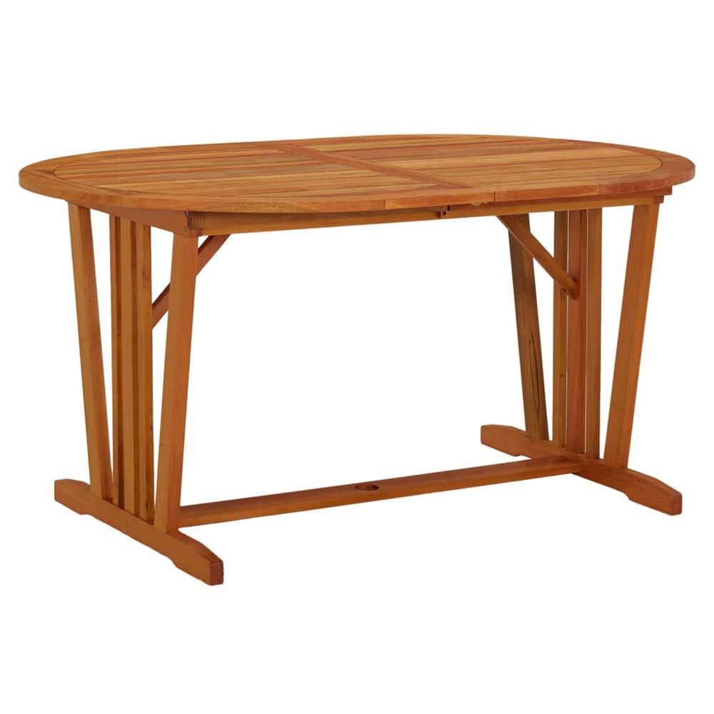 Patio Table 78.7"x39.4"x29.5" Solid Wood Eucalyptus. Picture 4