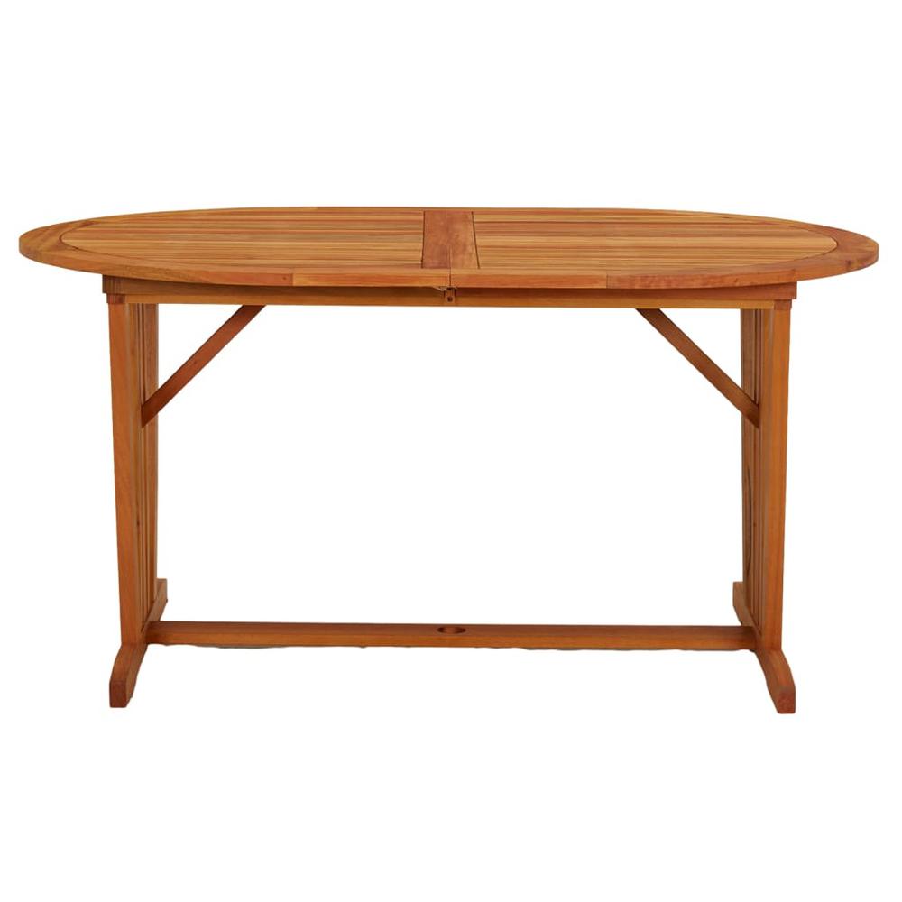 Patio Table 78.7"x39.4"x29.5" Solid Wood Eucalyptus. Picture 5