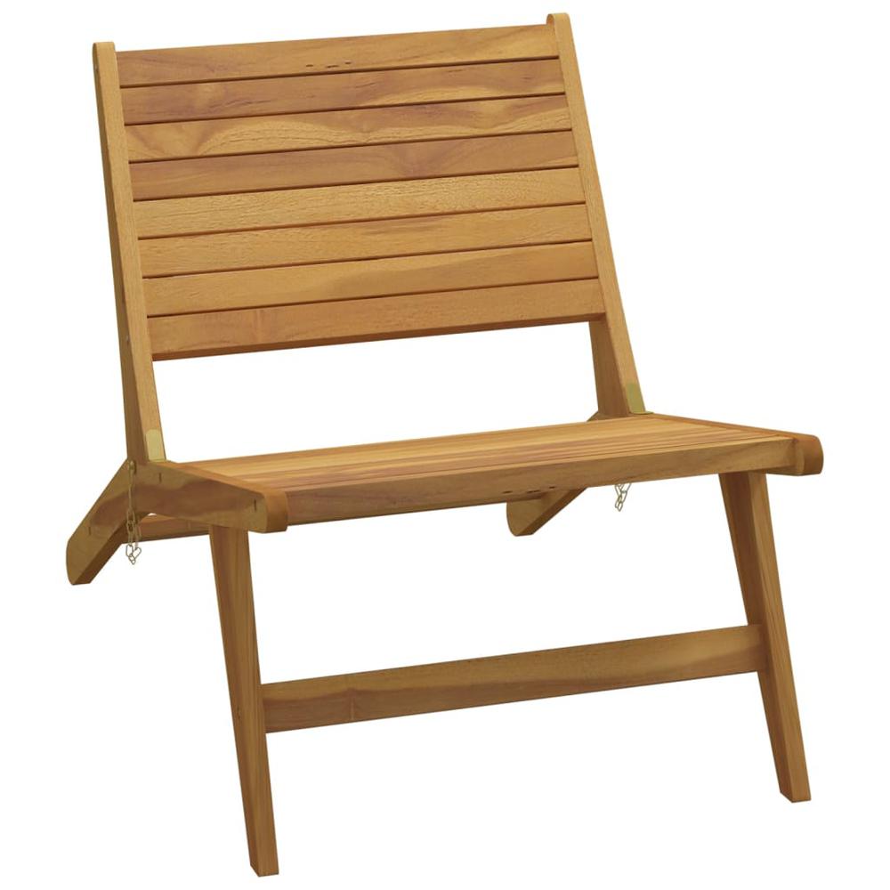Patio Chair Solid Wood Teak. Picture 1