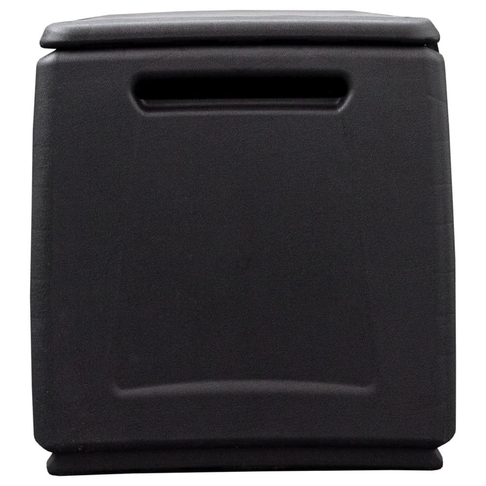 Patio Storage Box 37.8"x20.9"x22.4" 60.8 gal Dark Gray and Black. Picture 4
