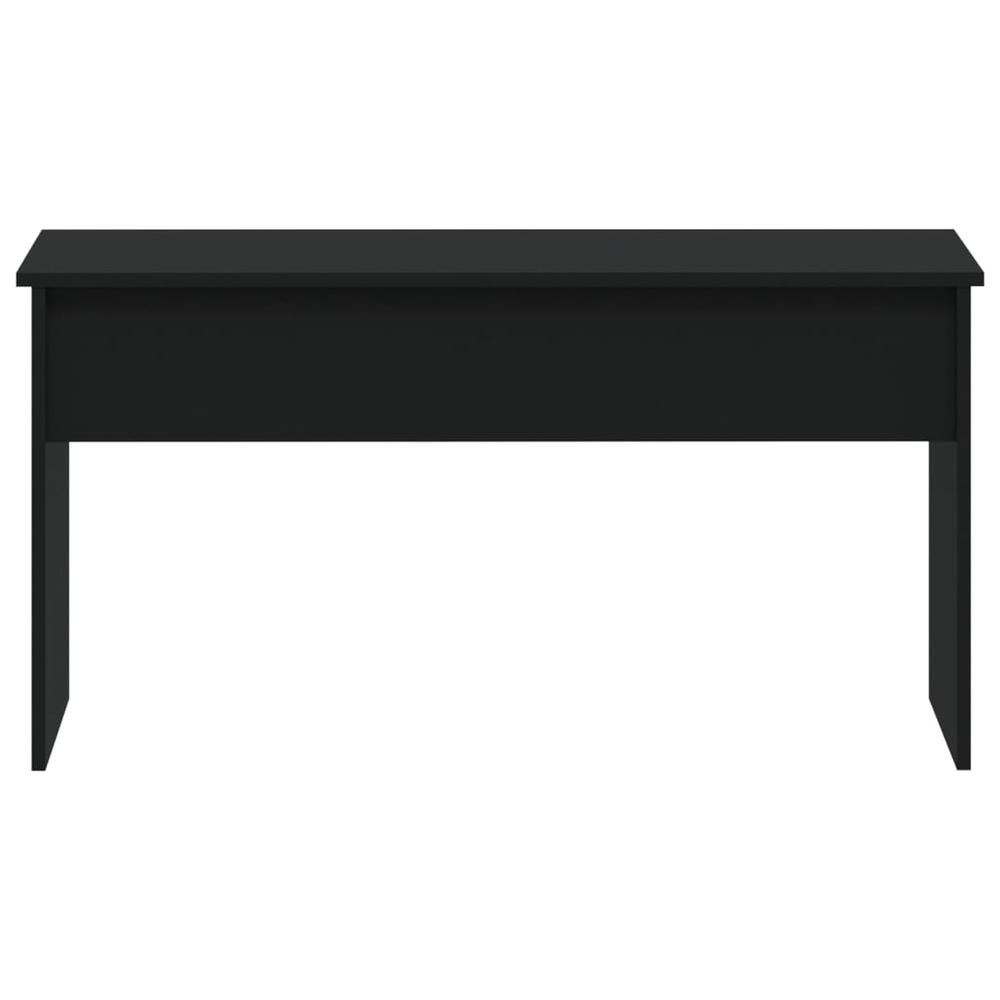 Coffee Table Black 40.2"x19.9"x20.7" Engineered Wood. Picture 3