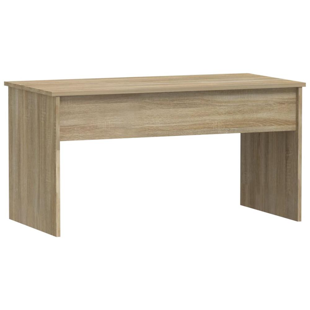 Coffee Table Sonoma Oak 40.2"x19.9"x20.7" Engineered Wood. Picture 2