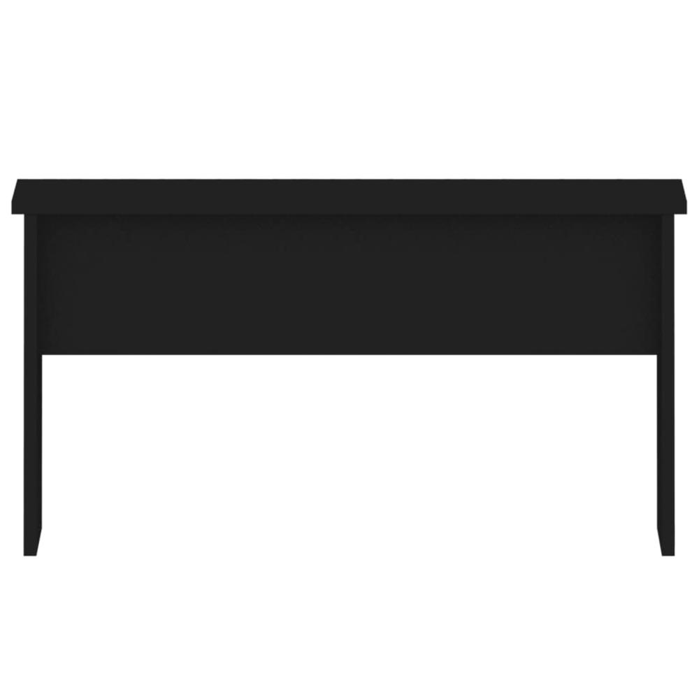Coffee Table Black 31.5"x19.9"x16.3" Engineered Wood. Picture 3