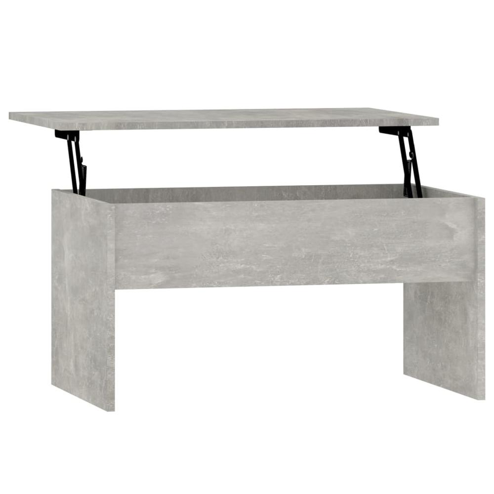 Coffee Table Concrete Gray 31.5"x19.9"x16.3" Engineered Wood. Picture 1