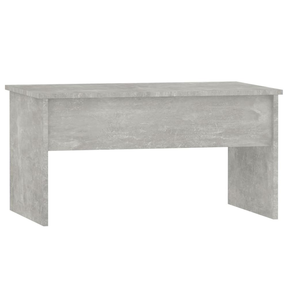Coffee Table Concrete Gray 31.5"x19.9"x16.3" Engineered Wood. Picture 2