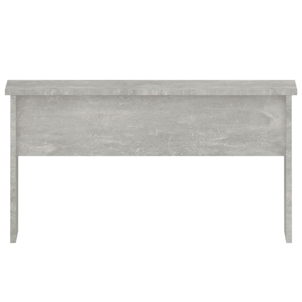 Coffee Table Concrete Gray 31.5"x19.9"x16.3" Engineered Wood. Picture 3