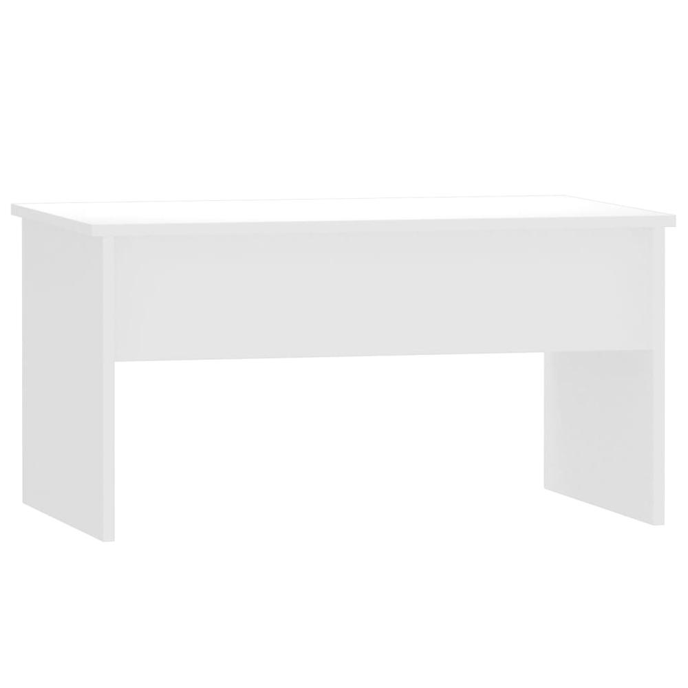 Coffee Table High Gloss White 31.5"x19.9"x16.3" Engineered Wood. Picture 2