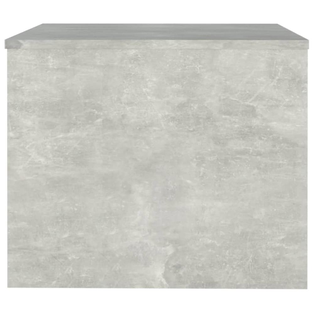 Coffee Table Concrete Gray 31.5"x19.7"x15.7" Engineered Wood. Picture 6