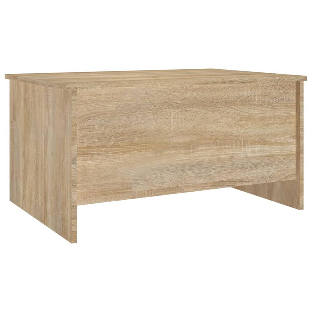 Coffee Table Sonoma Oak 31.5"x21.9"x16.3" Engineered Wood. Picture 2