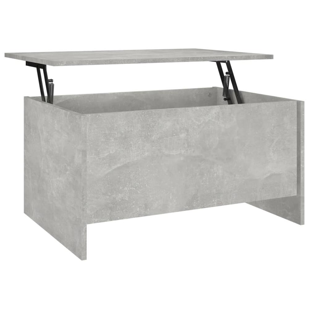 Coffee Table Concrete Gray 31.5"x21.9"x16.3" Engineered Wood. Picture 1