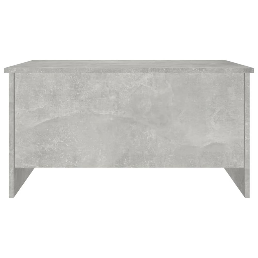 Coffee Table Concrete Gray 31.5"x21.9"x16.3" Engineered Wood. Picture 3