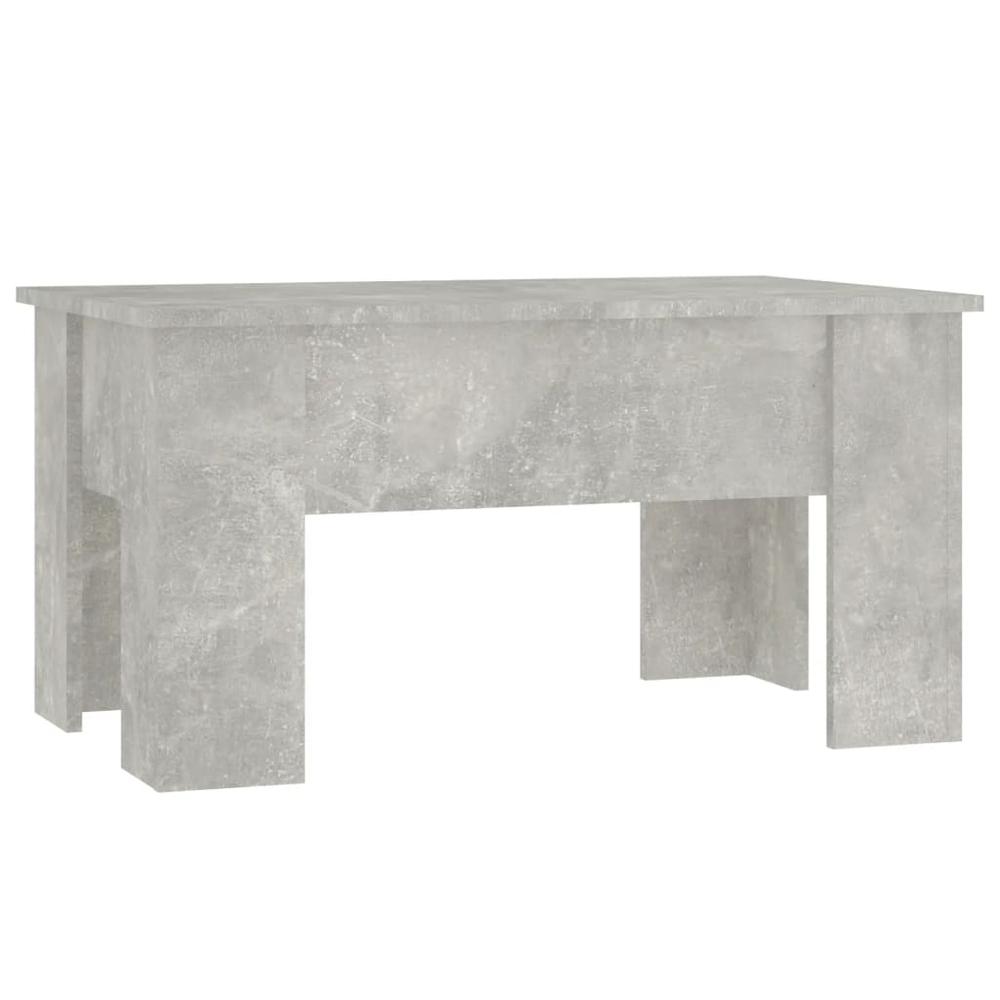 Coffee Table Concrete Gray 31.1"x19.3"x16.1" Engineered Wood. Picture 1
