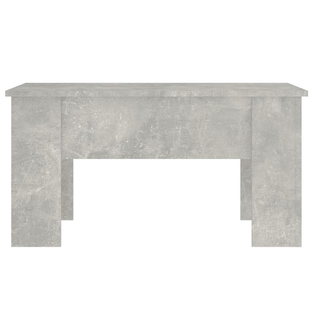 Coffee Table Concrete Gray 31.1"x19.3"x16.1" Engineered Wood. Picture 2