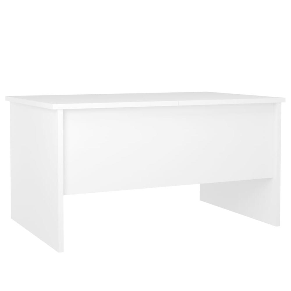 Coffee Table White 31.5"x19.7"x16.7" Engineered Wood. Picture 4