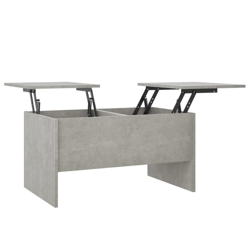 Coffee Table Concrete Gray 31.5"x19.7"x16.7" Engineered Wood. Picture 1