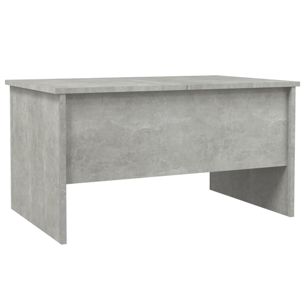 Coffee Table Concrete Gray 31.5"x19.7"x16.7" Engineered Wood. Picture 4