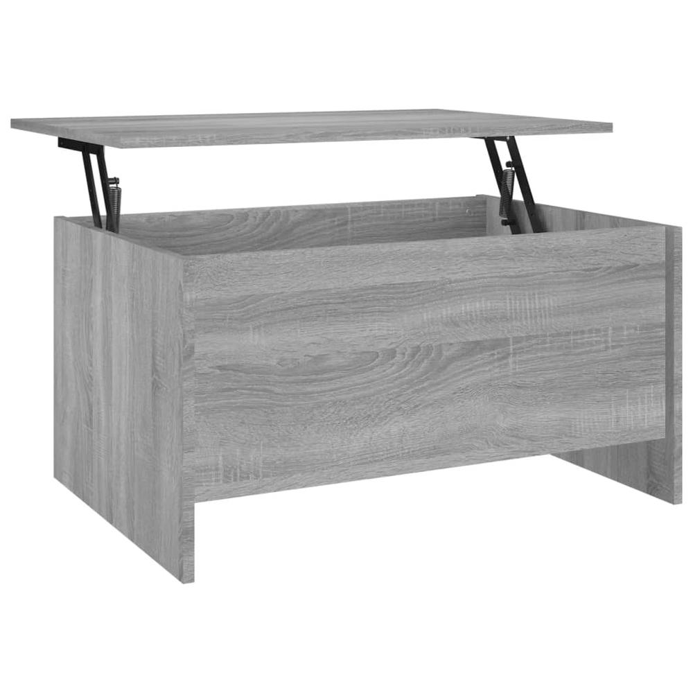 Coffee Table Gray Sonoma 31.5"x21.9"x16.3" Engineered Wood. Picture 1
