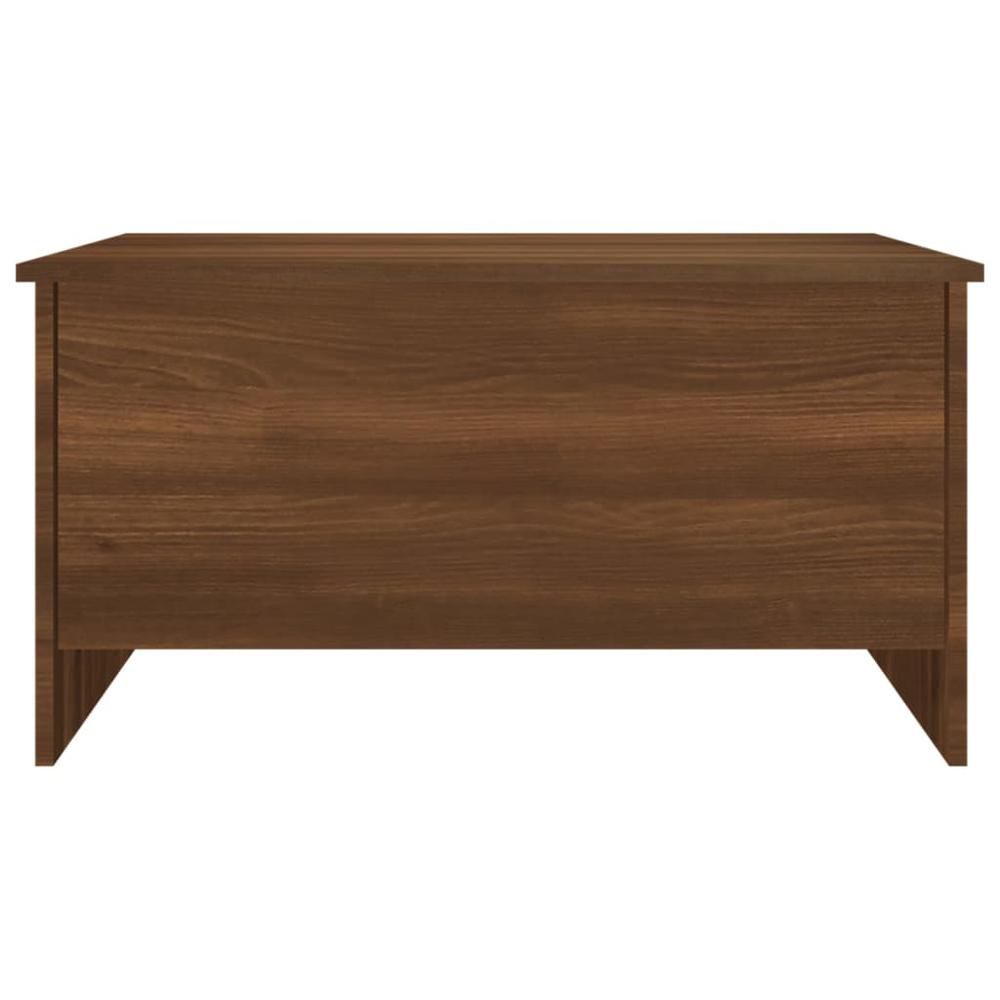 Coffee Table Brown Oak 31.5"x21.9"x16.3" Engineered Wood. Picture 3