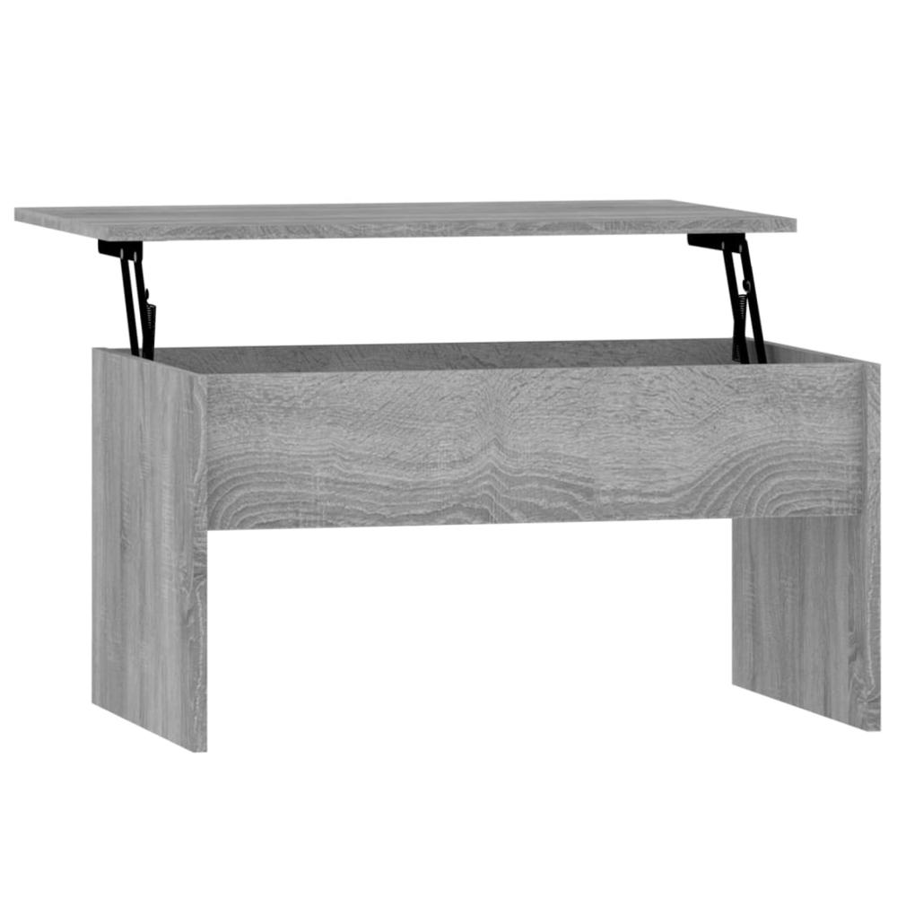 Coffee Table Gray Sonoma 31.5"x19.9"x16.3" Engineered Wood. Picture 1