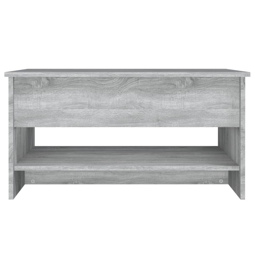 Coffee Table Gray Sonoma 31.5"x19.7"x15.7" Engineered Wood. Picture 4