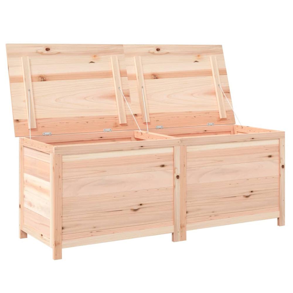 Patio Cushion Box 59.1"x19.7"x22" Solid Wood Fir. Picture 4