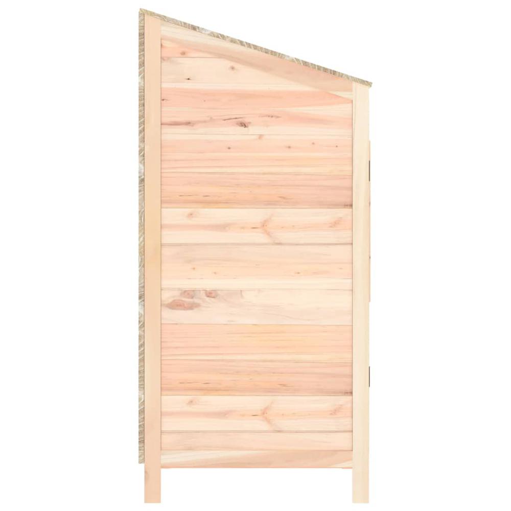 Garden Shed 21.7"x20.5"x44.1" Solid Wood Fir. Picture 4