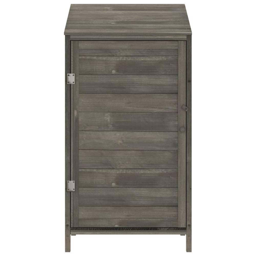 Garden Shed Anthracite 21.7"x20.5"x44.1" Solid Wood Fir. Picture 2