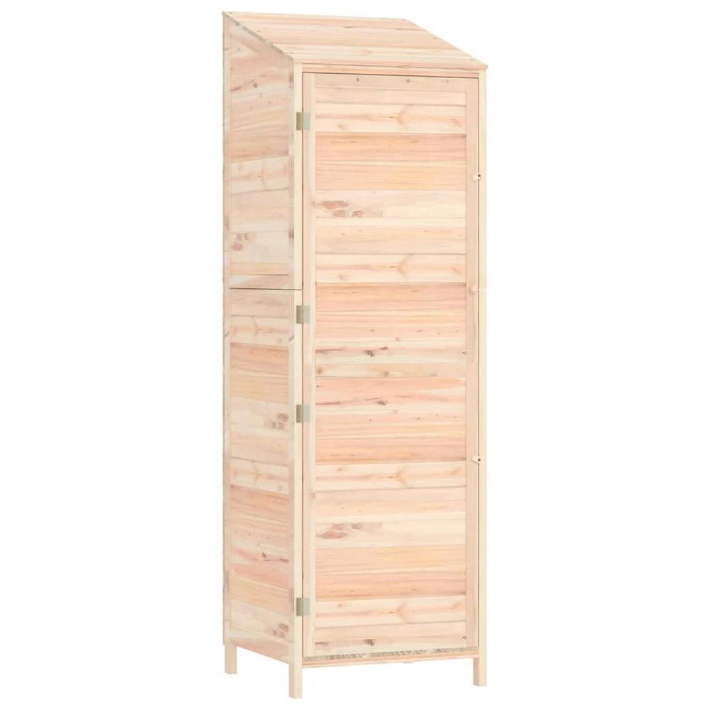 Garden Shed 21.7"x20.5"x68.7" Solid Wood Fir. Picture 1