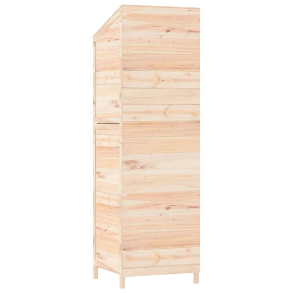 Garden Shed 21.7"x20.5"x68.7" Solid Wood Fir. Picture 5