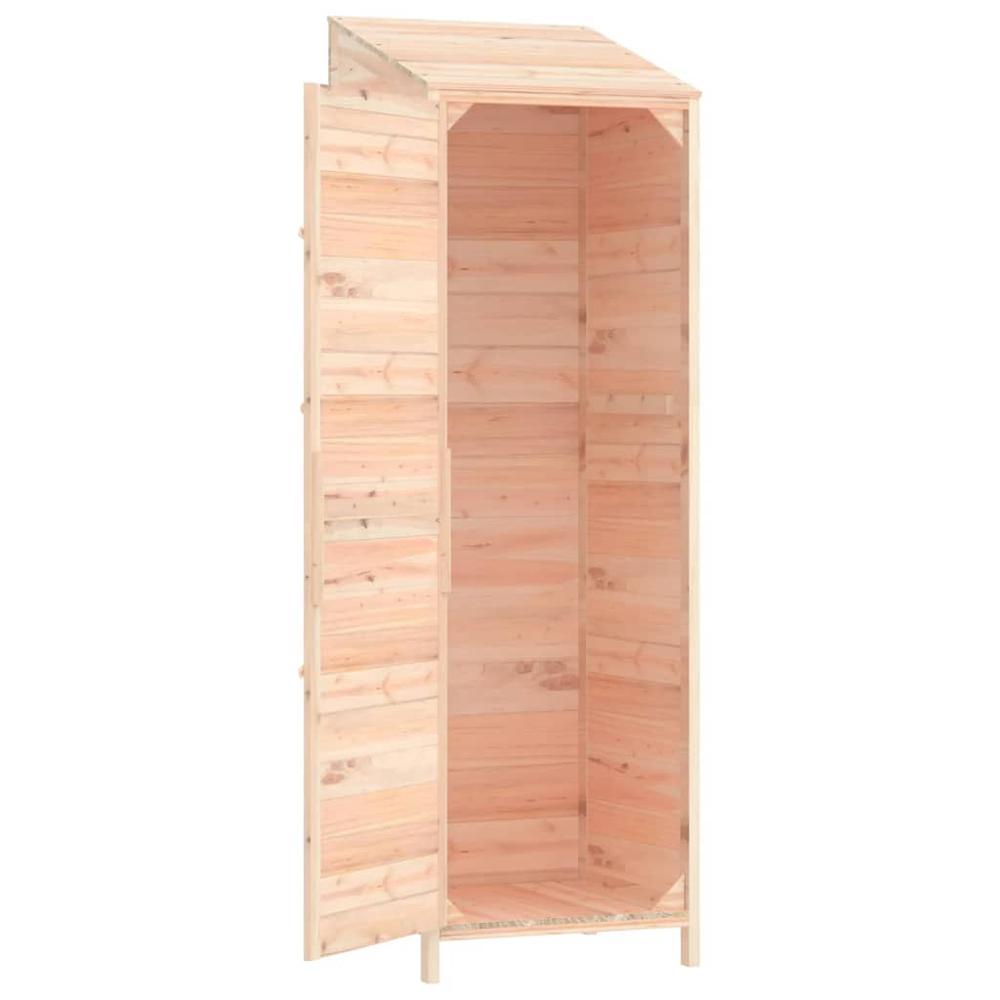 Garden Shed 21.7"x20.5"x68.7" Solid Wood Fir. Picture 6