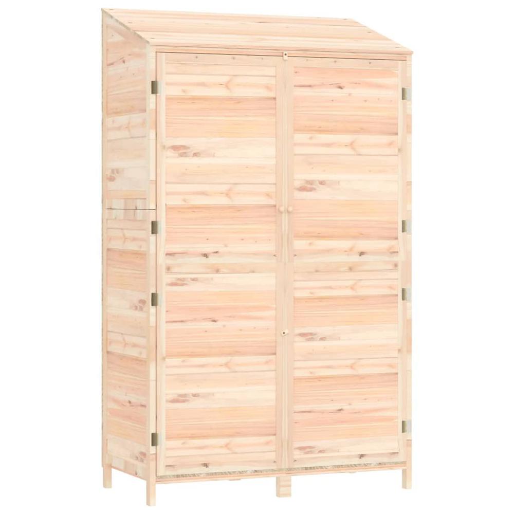Garden Shed 40.2"x20.5"x68.7" Solid Wood Fir. Picture 1