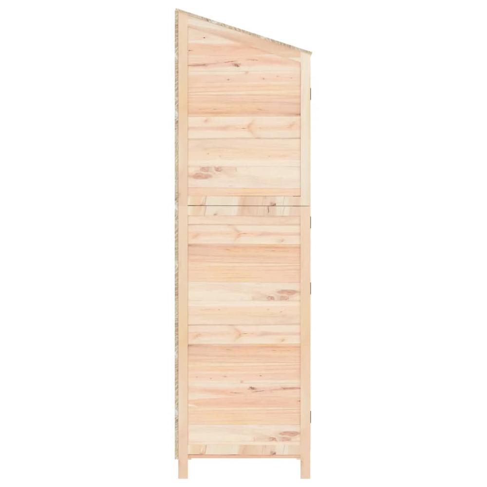 Garden Shed 40.2"x20.5"x68.7" Solid Wood Fir. Picture 4