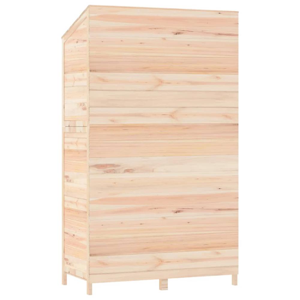 Garden Shed 40.2"x20.5"x68.7" Solid Wood Fir. Picture 5