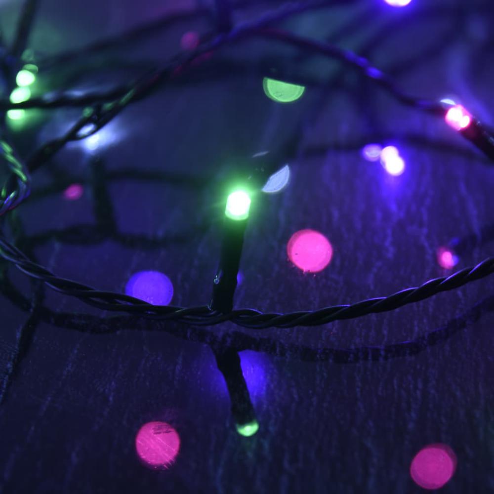 vidaXL LED String with 150 LEDs Pastel Multicolor 49.2' PVC. Picture 6