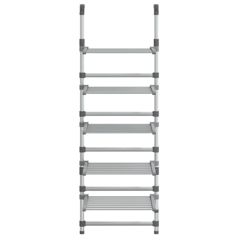 5-Tier Hanging Laundry Drying Rack Aluminum. Picture 2