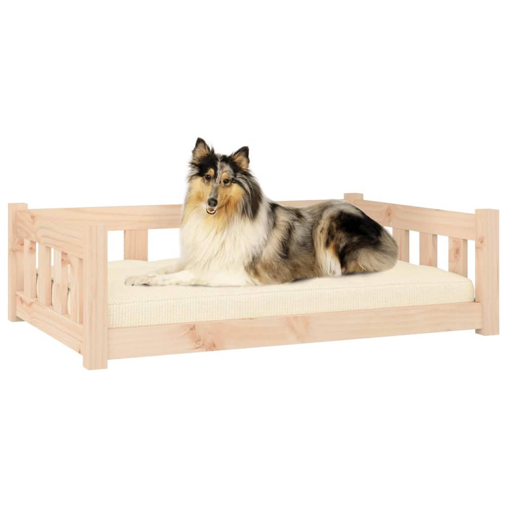 Dog Bed 37.6"x25.8"x11" Solid Wood Pine. Picture 2