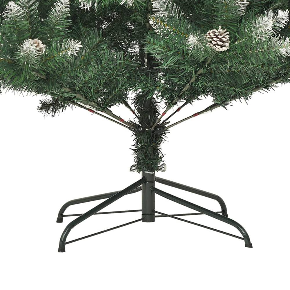 vidaXL Artificial Christmas Tree with Stand 47.2" PVC. Picture 7