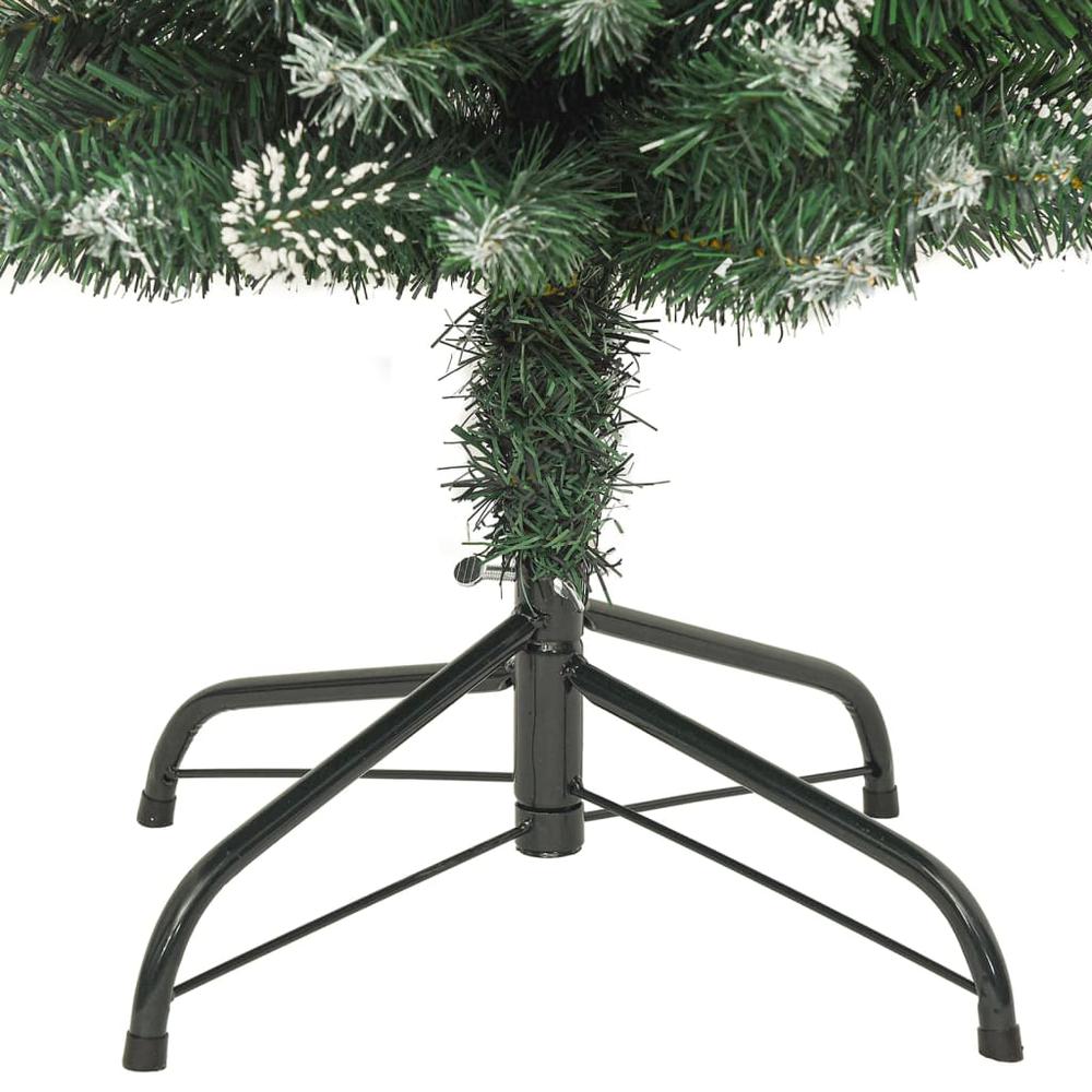 vidaXL Artificial Slim Christmas Tree with Stand 47.2" PVC. Picture 6