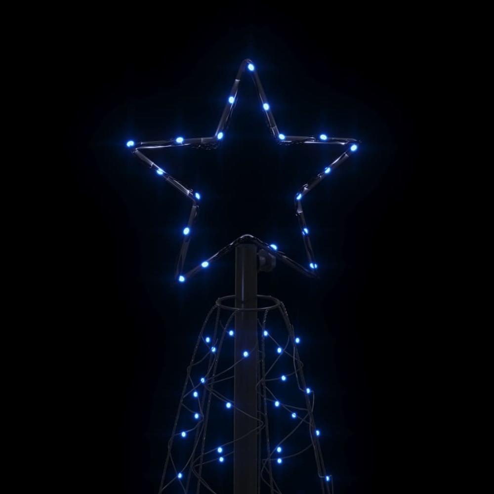 Christmas Cone Tree Blue 200 LEDs 2x6 ft. Picture 4