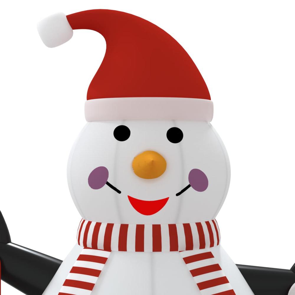 vidaXL Inflatable Snowman with LEDs 118.1", 345376. Picture 6