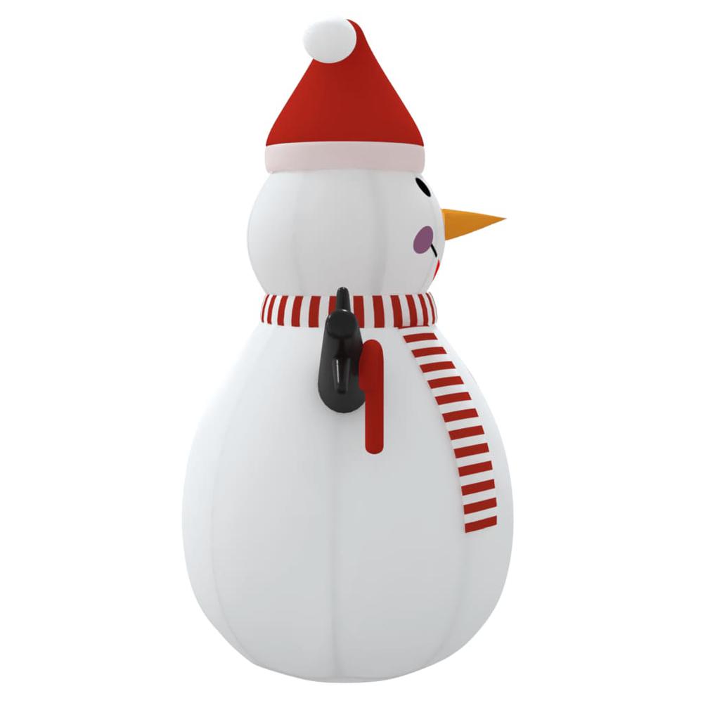 vidaXL Inflatable Snowman with LEDs 181.1". Picture 5