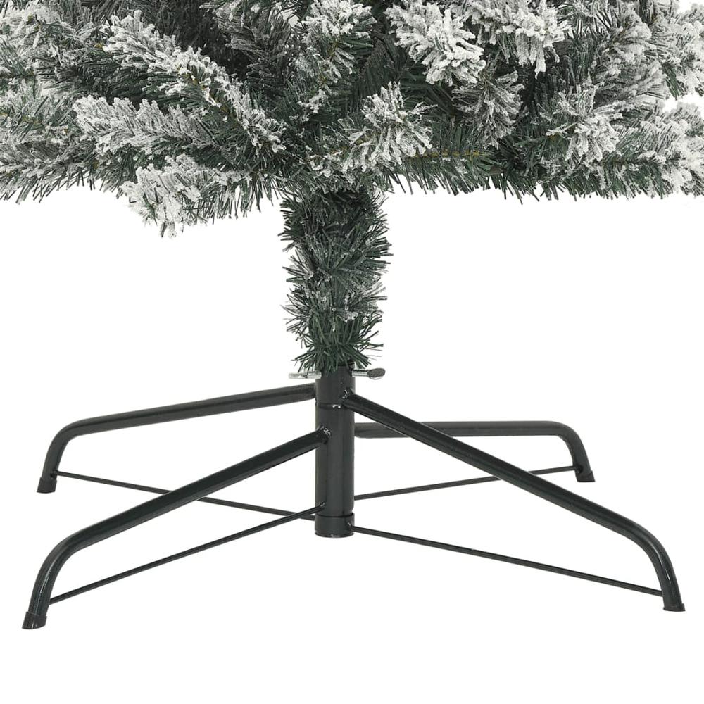 vidaXL Christmas Tree Arch with Flocked Snow 94.5". Picture 5