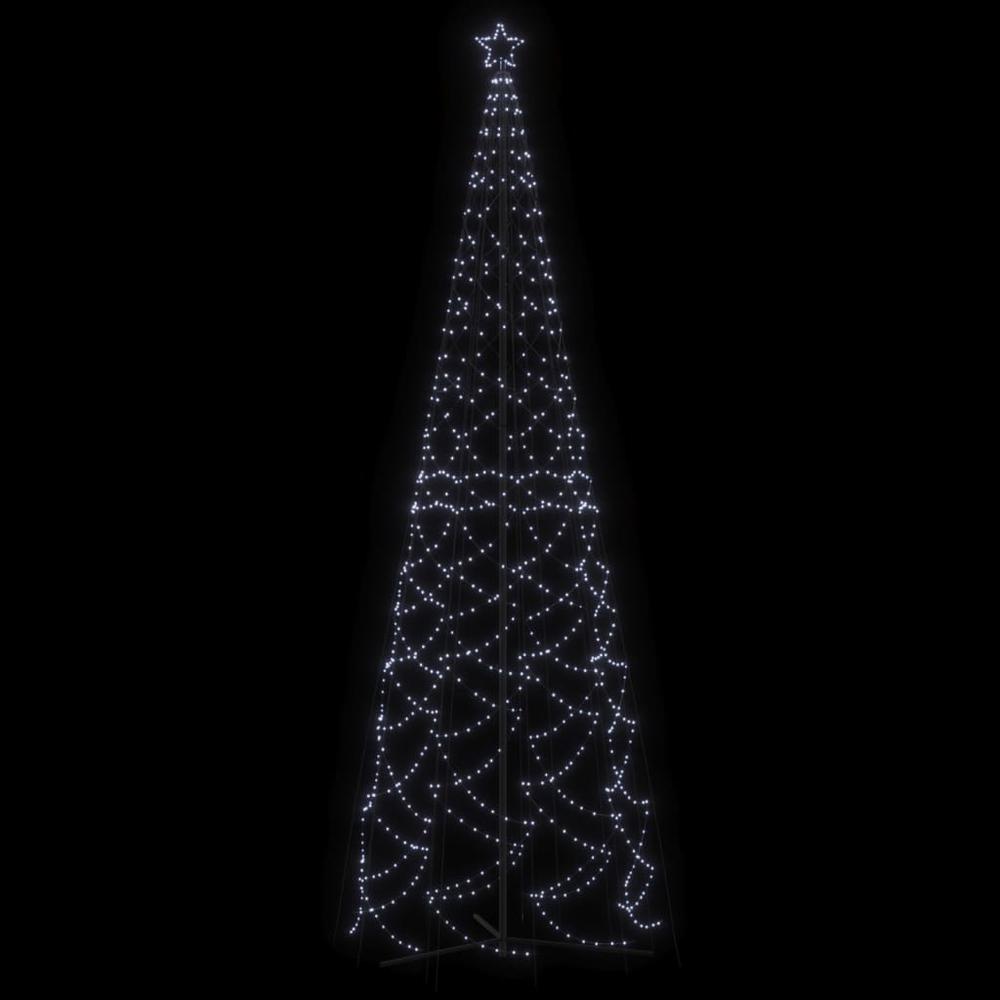 Christmas Cone Tree Cold White 1400 LEDs 5x16 ft. Picture 2