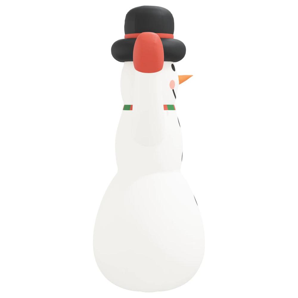 vidaXL Christmas Inflatable Snowman with LEDs 179.1". Picture 5